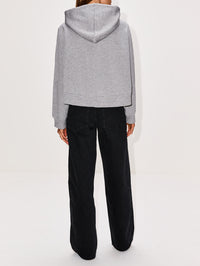 Trapeze Hoodie,LOEWE,GREY MELANGE,Image 3