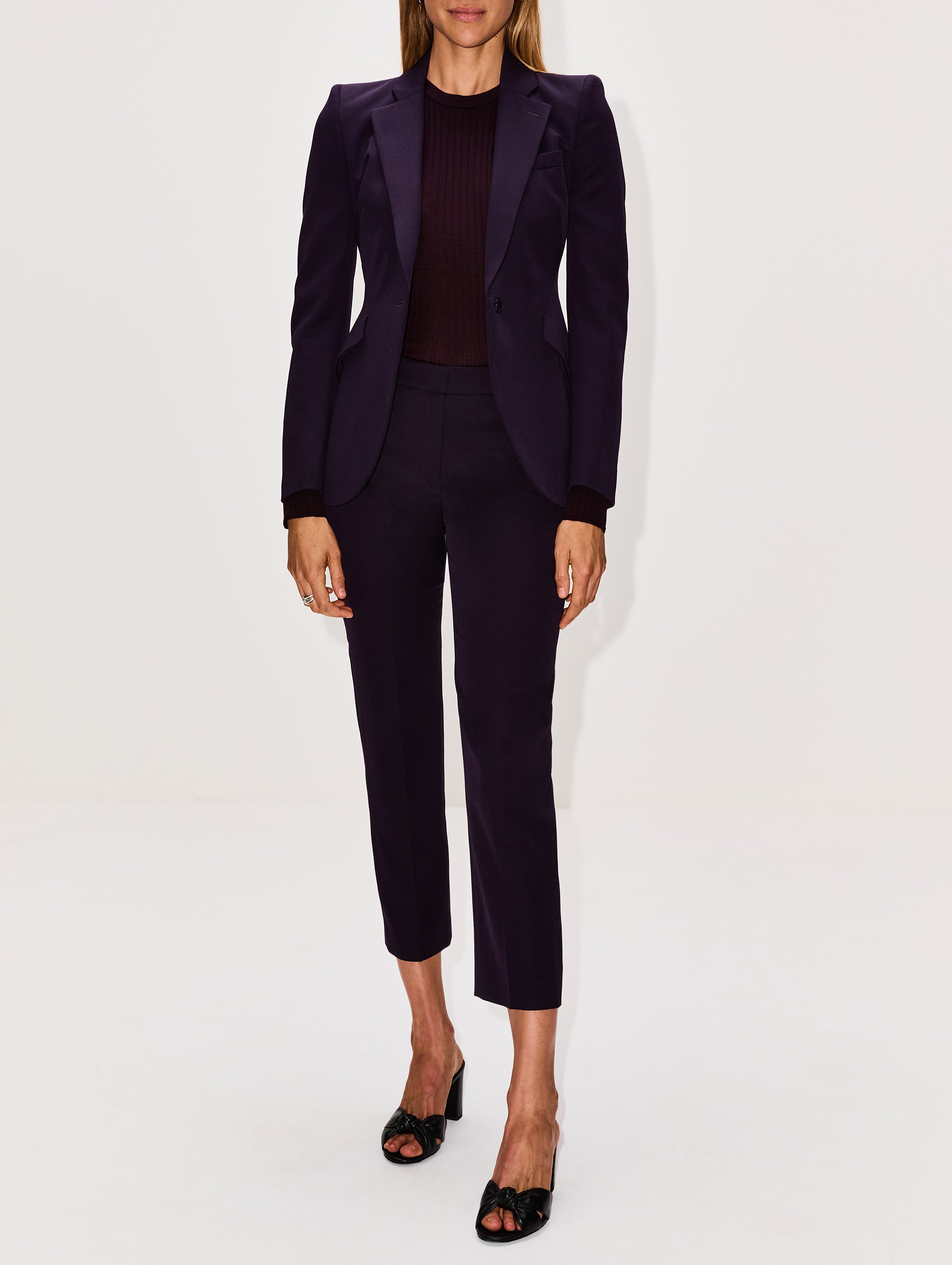 Fitted Suit Jacket | ALEXANDER MCQUEEN | elysewalker