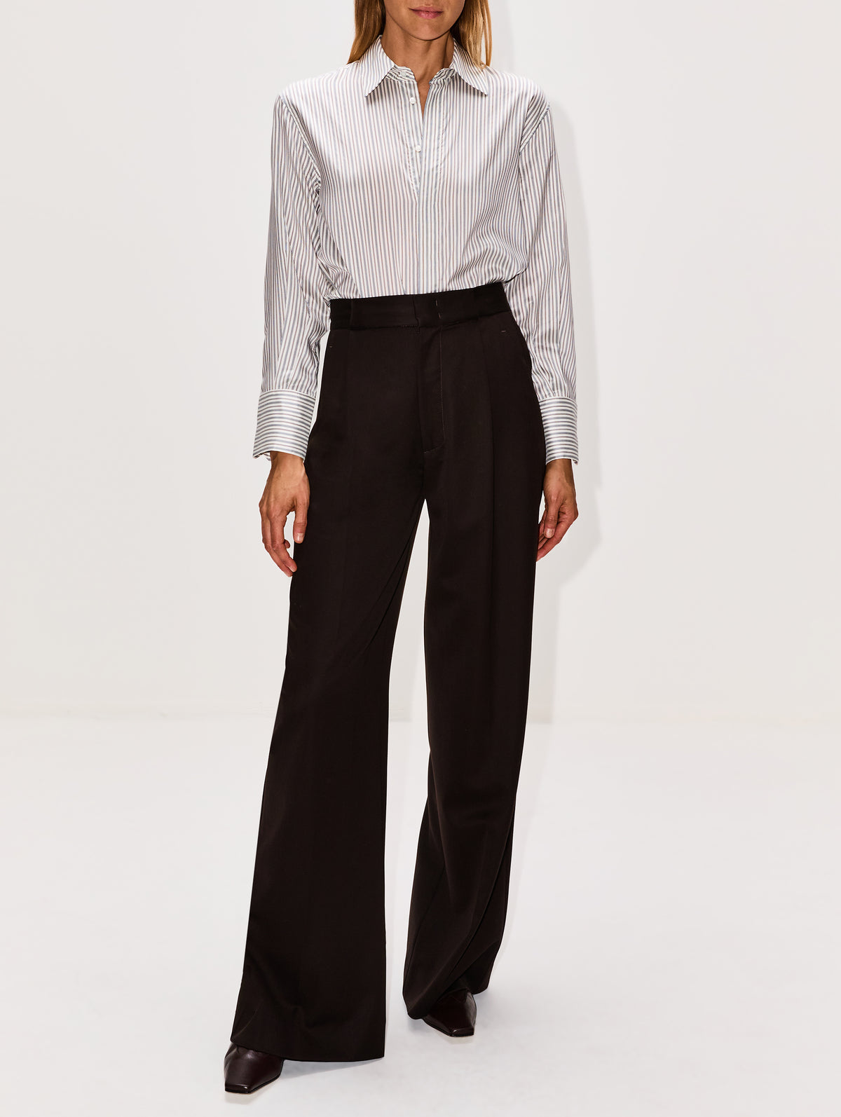 Marcella Regular Shirt,SASUPHI,WHITE/STRIPE,Image 2