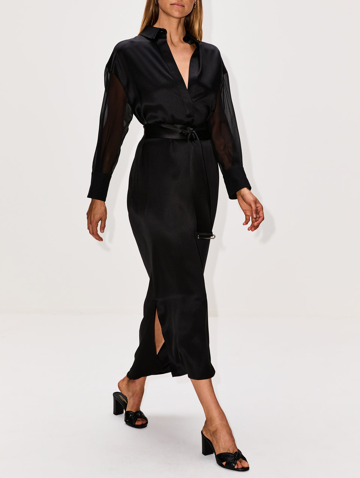 Francesca Dress,SASUPHI,BLACK,Image 3