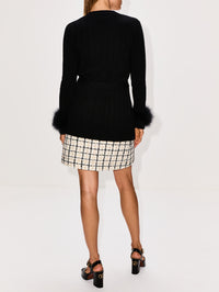 Solid Cardigan,VALENTINO GARAVANI,NERO,Image 3