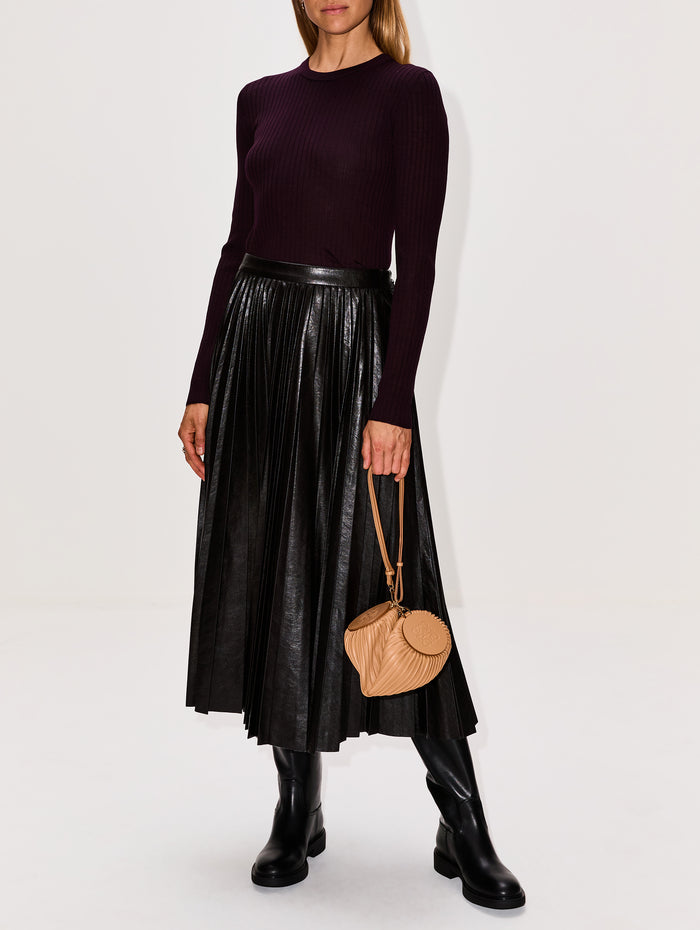 Etta Skirt,A.L.C.,DEEPEST BROWN,Image 1