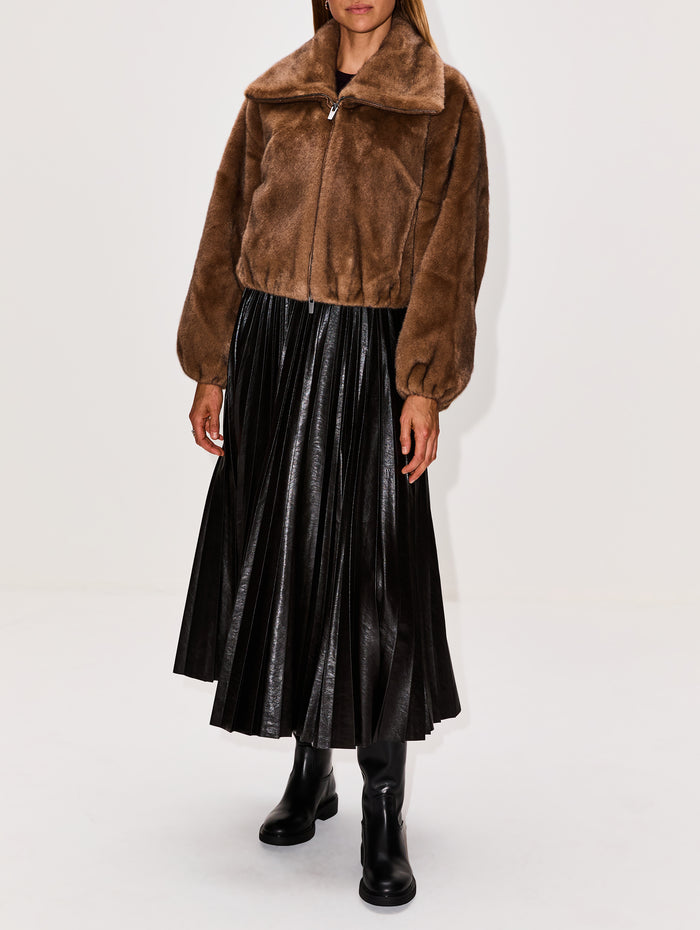 Hazel Jacket,A.L.C.,CAMEL,Image 1