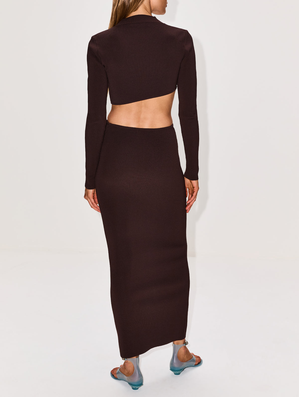 Maparadita Midi Skirt,CHRISTOPHER ESBER,ESPRESSO,Image 4