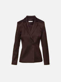 Celine Fitted Blazer,SABLYN,CHOCOLATE,Image 1