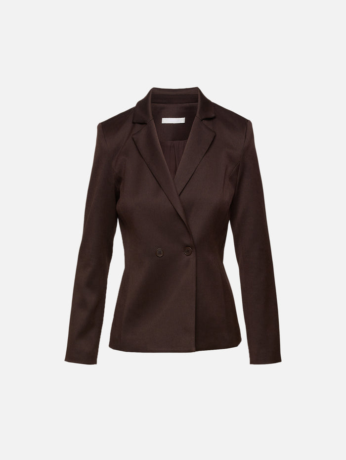 Celine Fitted Blazer,SABLYN,CHOCOLATE,Image 1