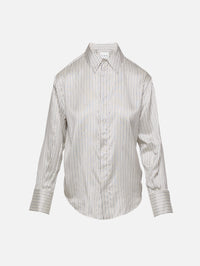 Marcella Regular Shirt,SASUPHI,WHITE/STRIPE,Image 1