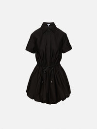 Short Sleeve Dress,LOEWE,BLACK,Image 1