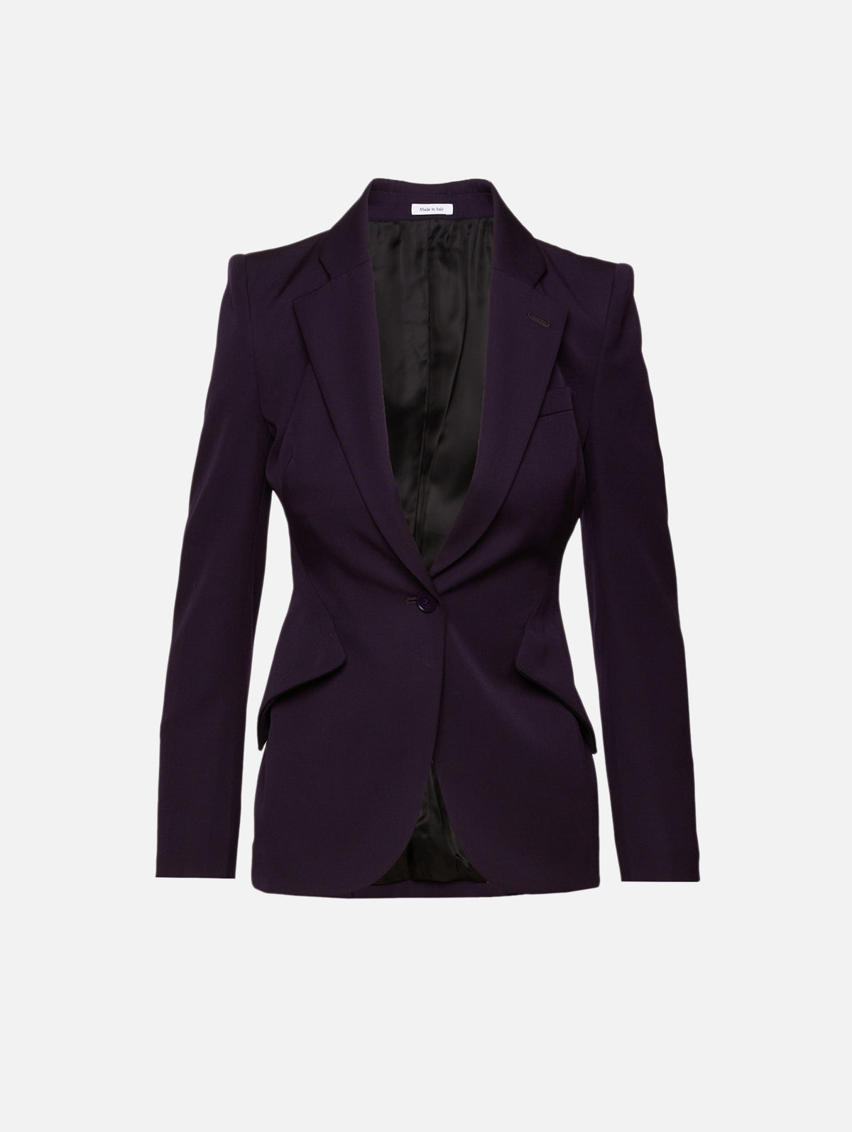 Fitted Suit Jacket,ALEXANDER MCQUEEN,VIOLET,Image 1