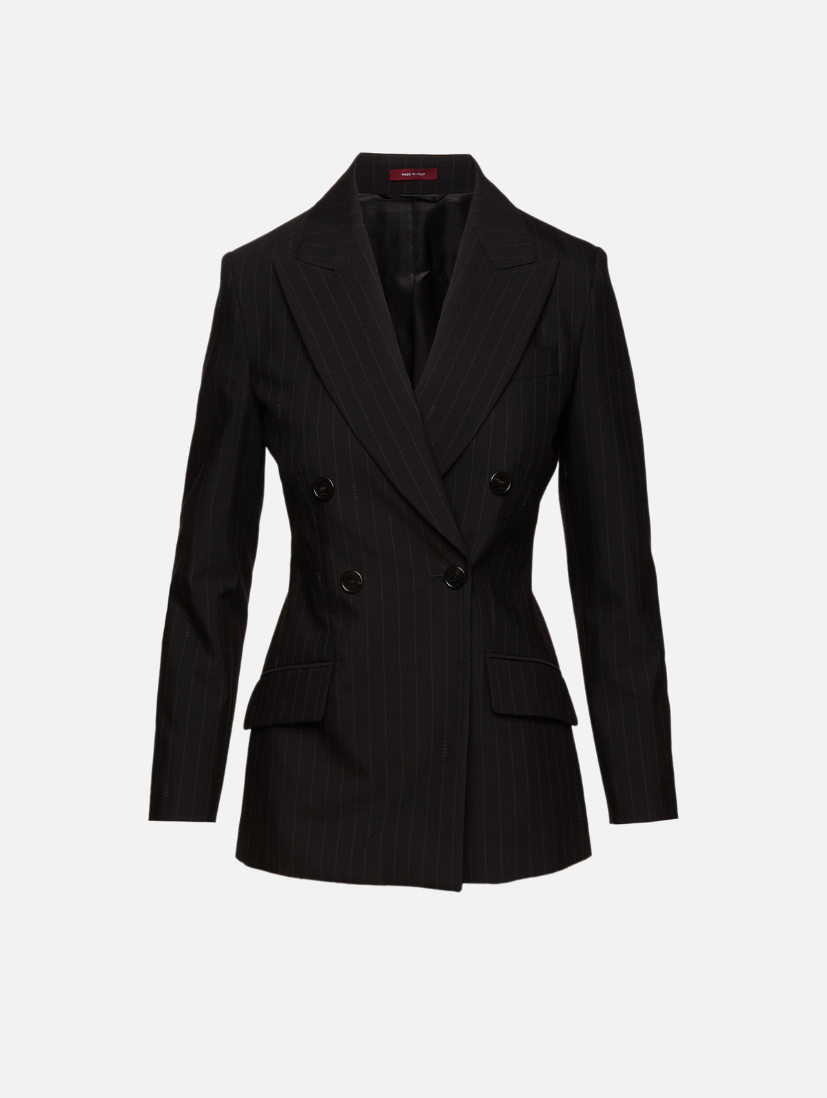 Stripe Jacket,GUCCI,BLACK,Image 1