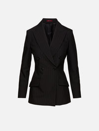 Stripe Jacket,GUCCI,BLACK,Image 1