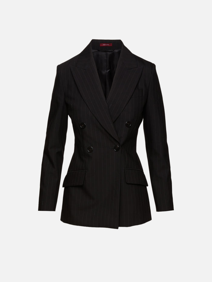 Stripe Jacket,GUCCI,BLACK,Image 1