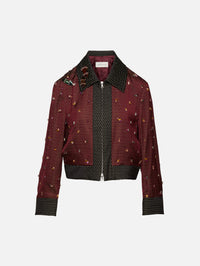 Vurani Jacket,DRIES VAN NOTEN,BURGUNDY,Image 1