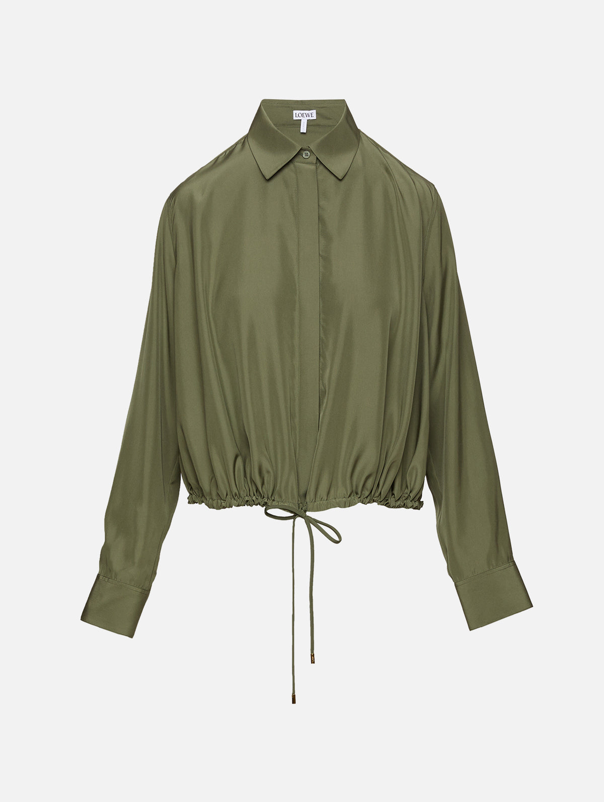Balloon Shirt,LOEWE,KHAKI GREEN,Image 1