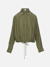 Balloon Shirt,LOEWE,KHAKI GREEN,Image 1