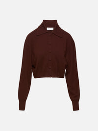 Tigre Cardigan,DRIES VAN NOTEN,BROWN,Image 1