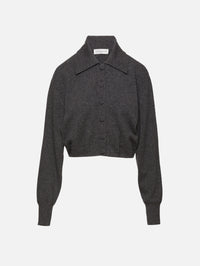 Tigre Cardigan,DRIES VAN NOTEN,DARK GREY,Image 1