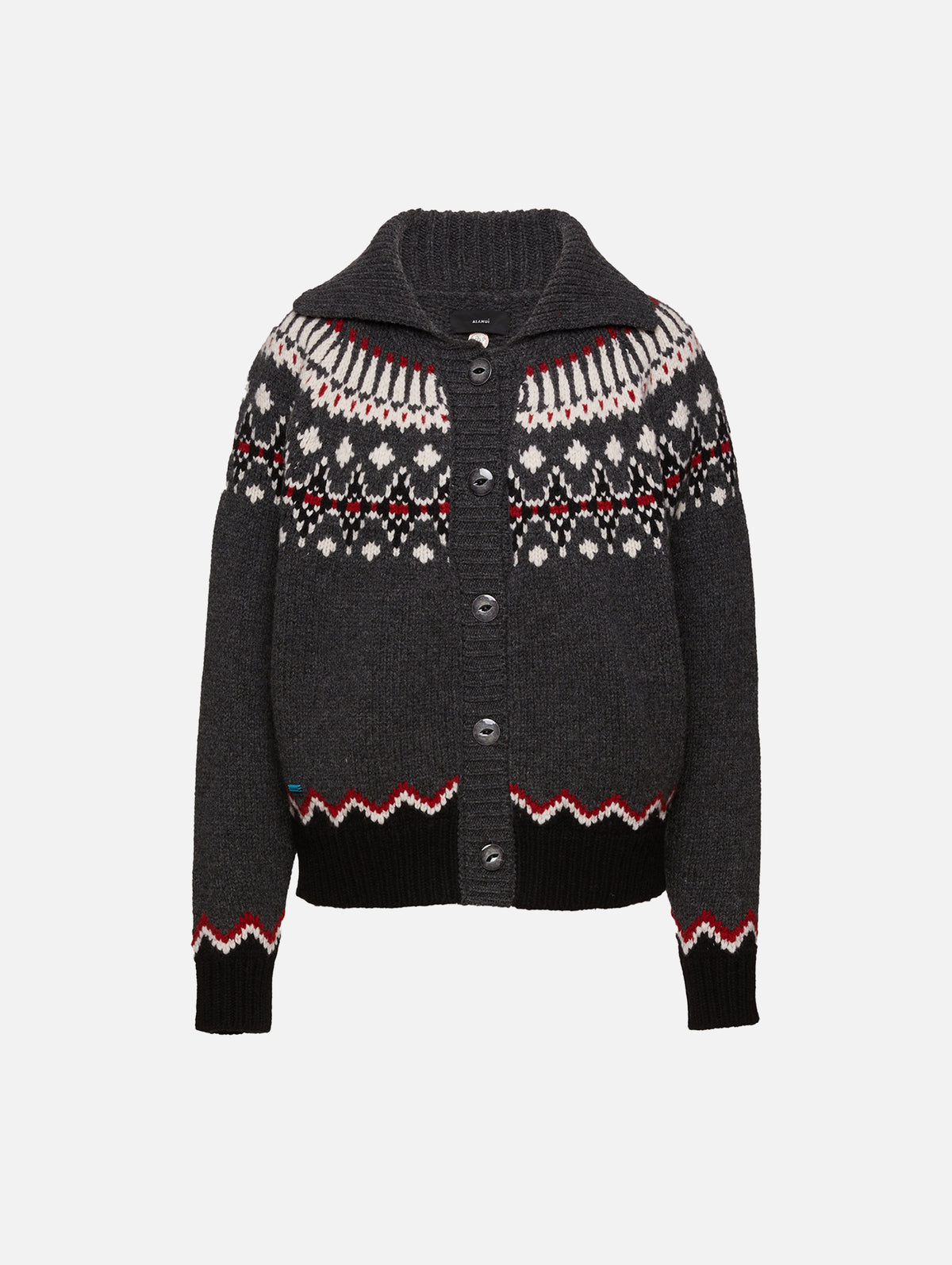 Sweet Winter Jacket,ALANUI,BLACK GREY/MULTI,Image 1