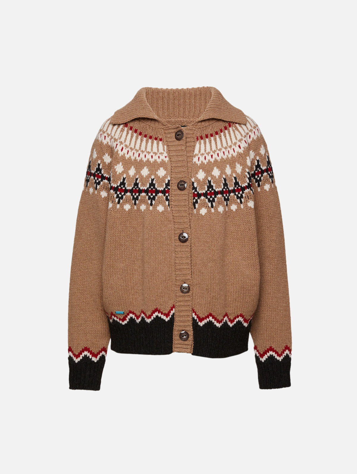 Sweet Winter Jacket,ALANUI,CAMEL/MULTI,Image 1