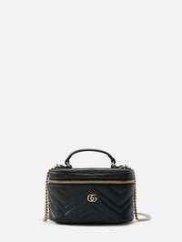 GG Marmont Vanity Bag,GUCCI,BLACK,Image 1
