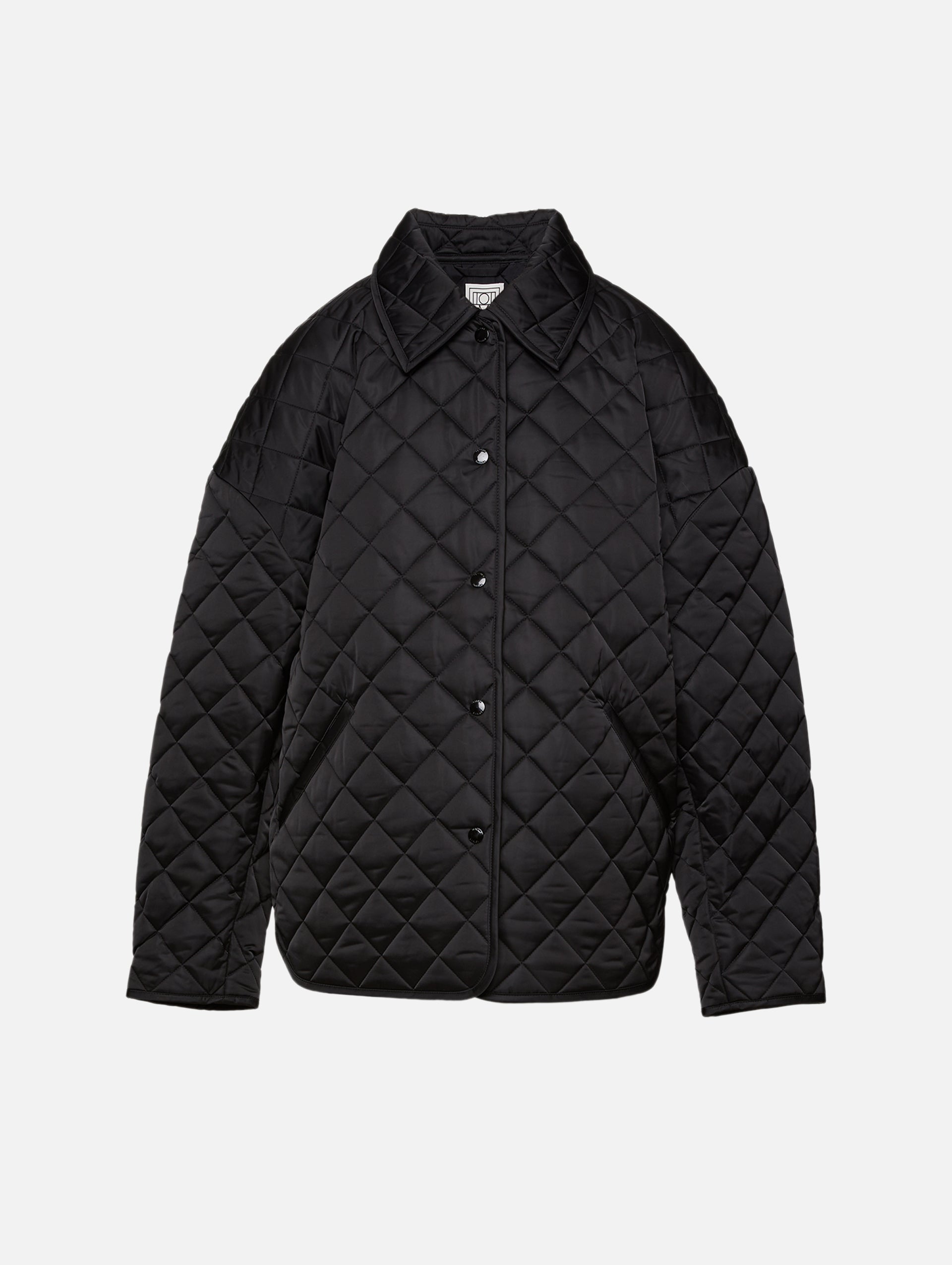 Collared Quilted Jacket | TOTÉME | elysewalker