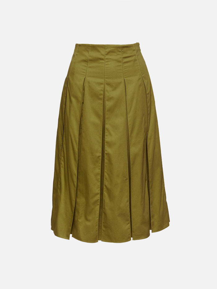Cora Skirt,LA LIGNE,ARTICHOKE,Image 1