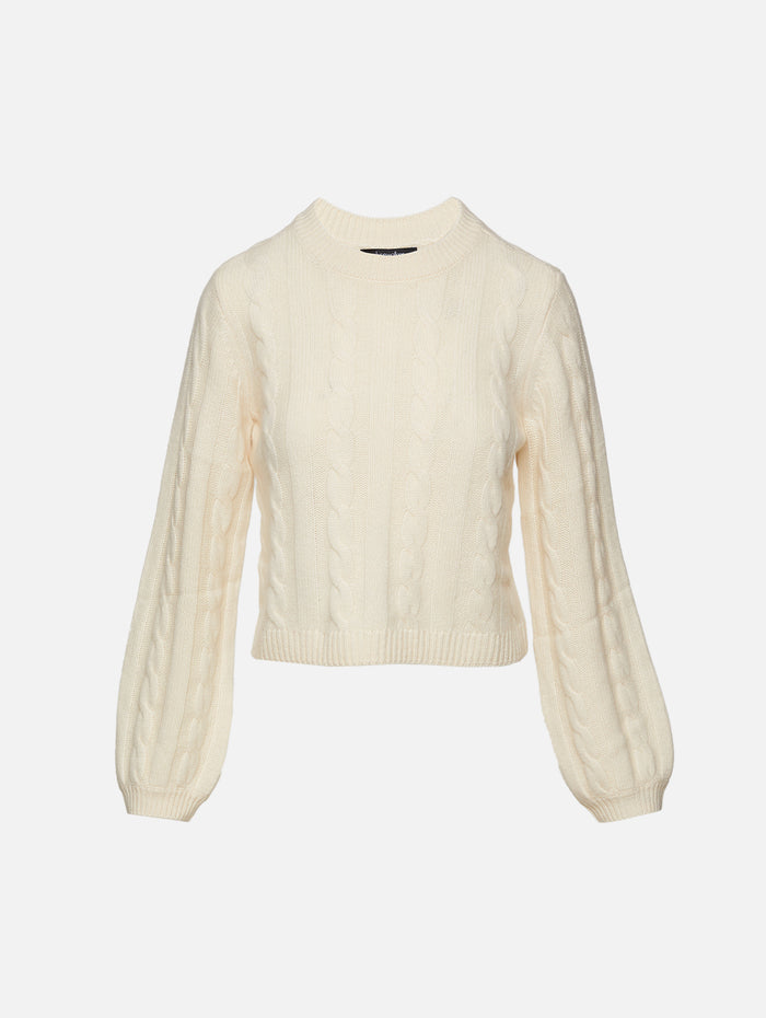 Anna Sweater,ELYSEWALKER LABEL,CHALK,Image 1