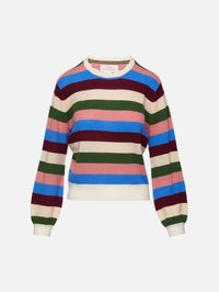 Ryann Sweater,BIRDS OF PARADIS BY TROVATA,STRIPE MULTI,Image 1