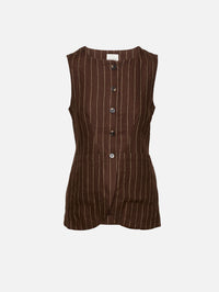 Emma Vest,POSSE,CHOCOLATE CREAM,Image 1