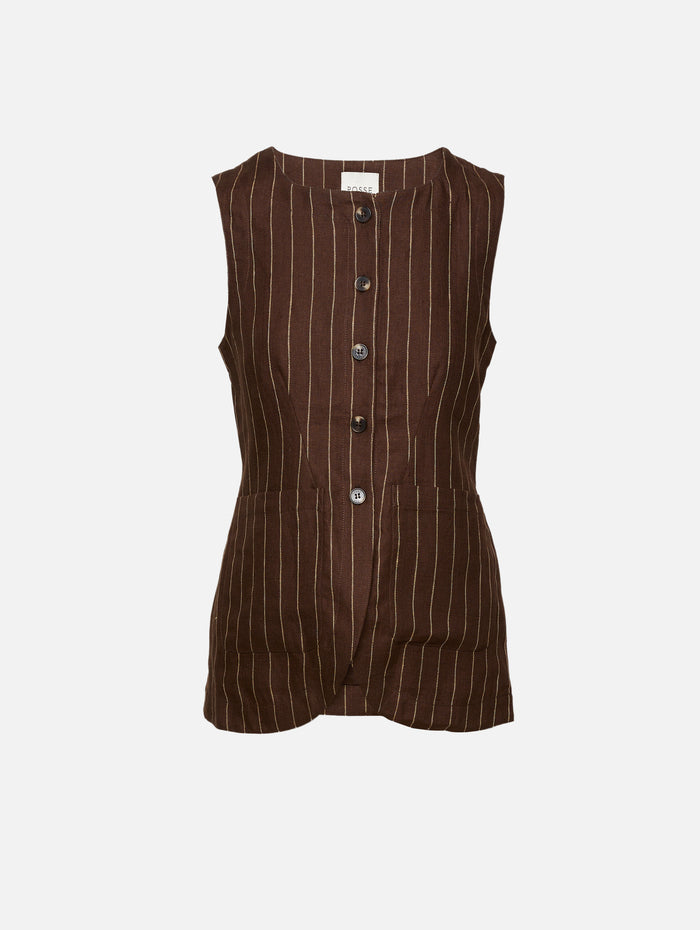 Emma Vest,POSSE,CHOCOLATE CREAM,Image 1