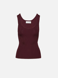 Topaz Top,DRIES VAN NOTEN,BURGUNDY,Image 1