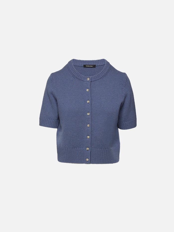 Aubrey Cardigan,ELYSEWALKER LABEL,DENIM BLUE,Image 1