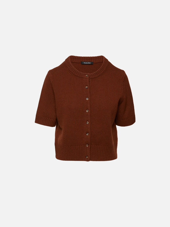 Aubrey Cardigan,ELYSEWALKER LABEL,CINNAMON,Image 1