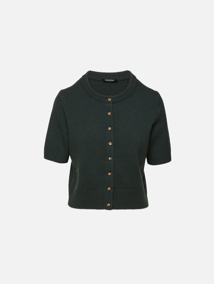 Aubrey Cardigan,ELYSEWALKER LABEL,FOREST GREEN,Image 1