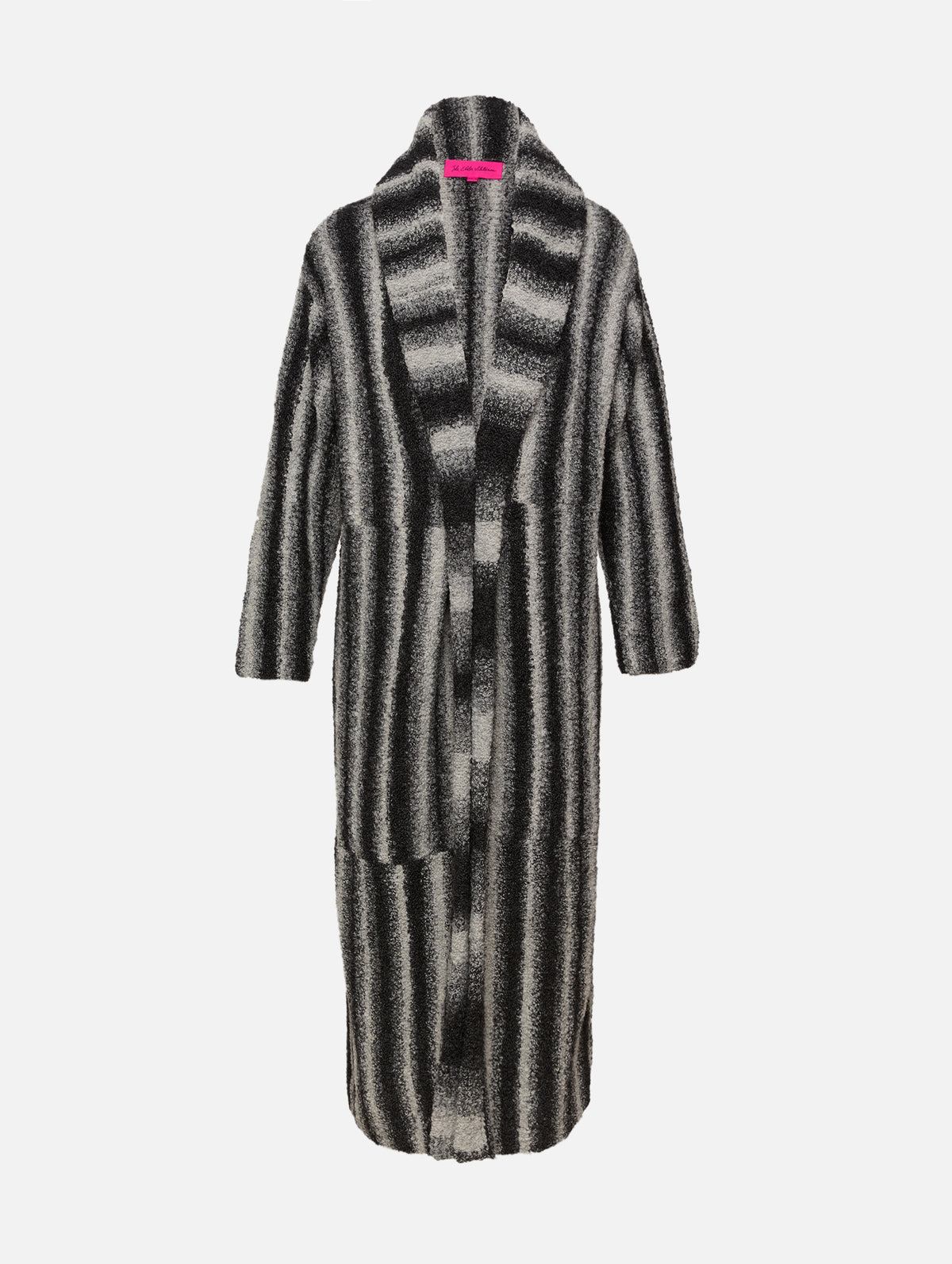 Rover Boucle Robe,THE ELDER STATESMAN,BLACK GRADIENT,Image 1