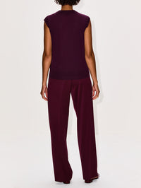Featherweight Shell Top,ANOTHER TOMORROW,PLUM,Image 3