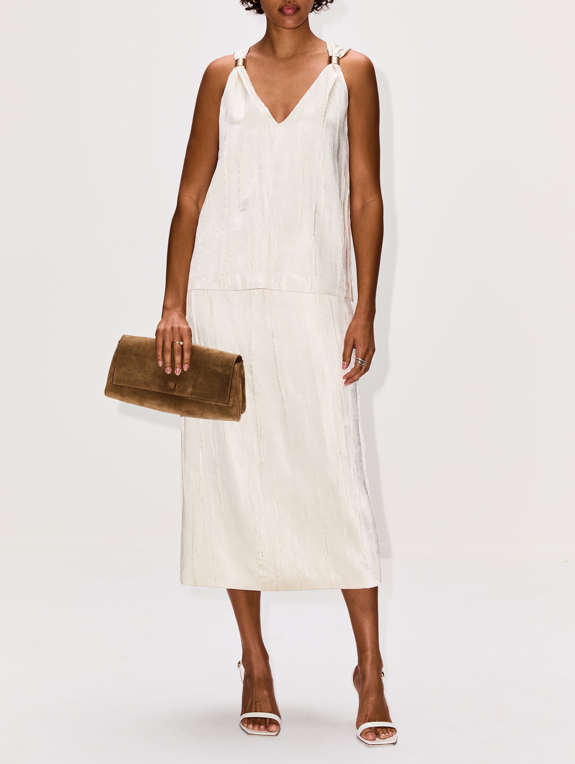Tierney Satin Skirt | BRANDON MAXWELL | elysewalker