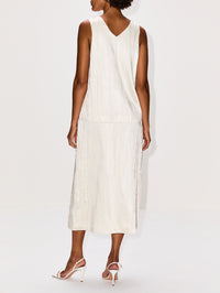 Drew Deep V Tank,BRANDON MAXWELL,IVORY,Image 3