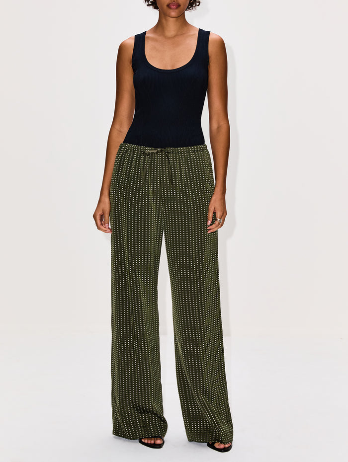 Puvis Pant,DRIES VAN NOTEN,KHAKI,Image 1