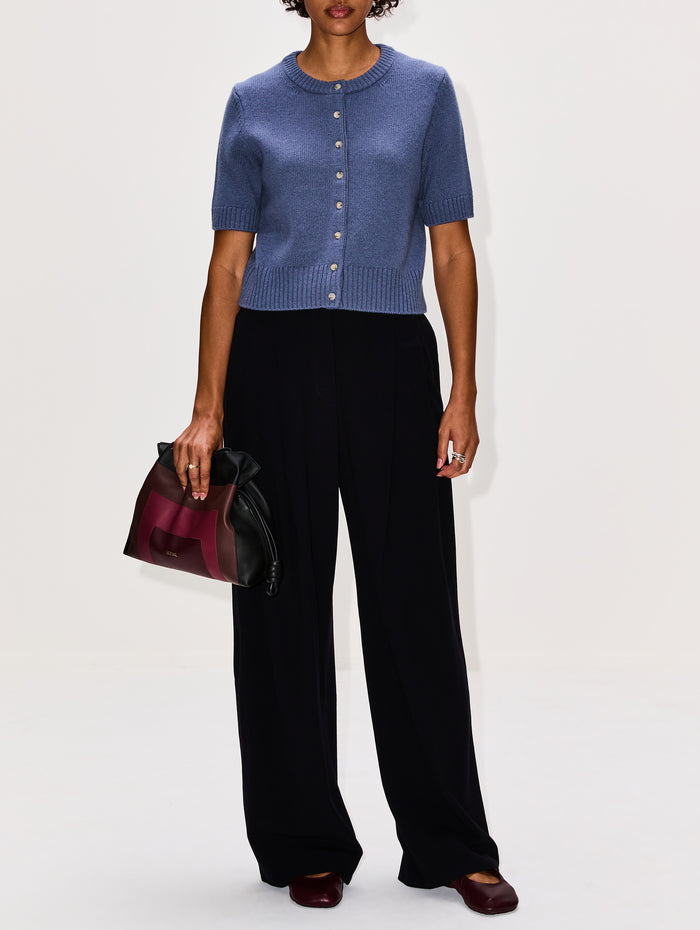 Aubrey Cardigan,ELYSEWALKER LABEL,DENIM BLUE,Image 1