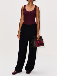 Topaz Top,DRIES VAN NOTEN,BURGUNDY,Image 2