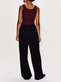 Topaz Top,DRIES VAN NOTEN,BURGUNDY,Image 3