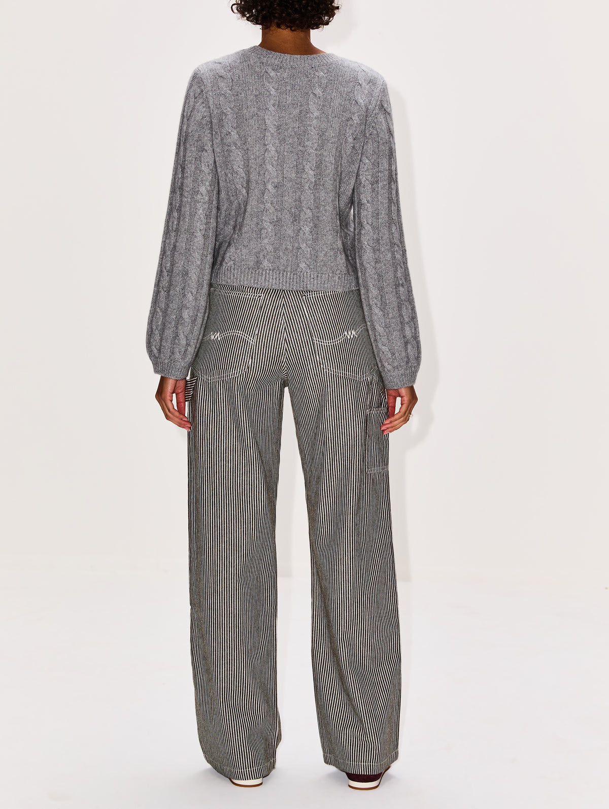 Anna Sweater,ELYSEWALKER LABEL,GREY,Image 3