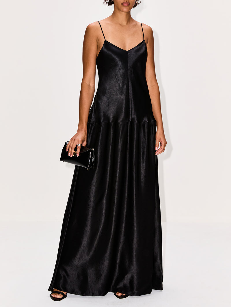 FFORME | Women's | Layla Bias Cut Singlet Dress | Black Dress COCKTAIL | Size IT 44 FFORME | Women's | Layla Bias Cut Singlet Dress | Black Dress COCKTAIL | Size IT 44