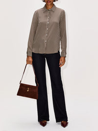 Symmetry Shoulder Bag,SAVETTE,ESPRESSO,Image 2