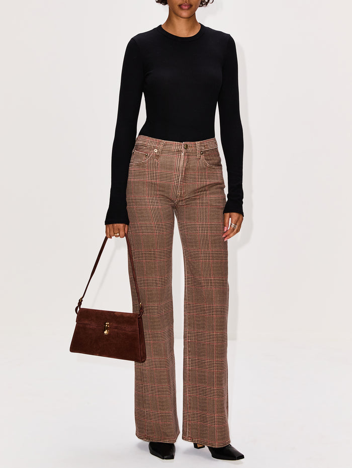 Charlotte Jean,R13,BROWN GLENPLAID,Image 1