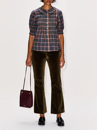 Jess Blouse,BIRDS OF PARADIS BY TROVATA,PRISMA PLAID,Image 2