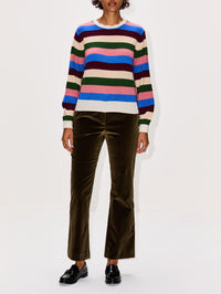 Ryann Sweater,BIRDS OF PARADIS BY TROVATA,STRIPE MULTI,Image 2