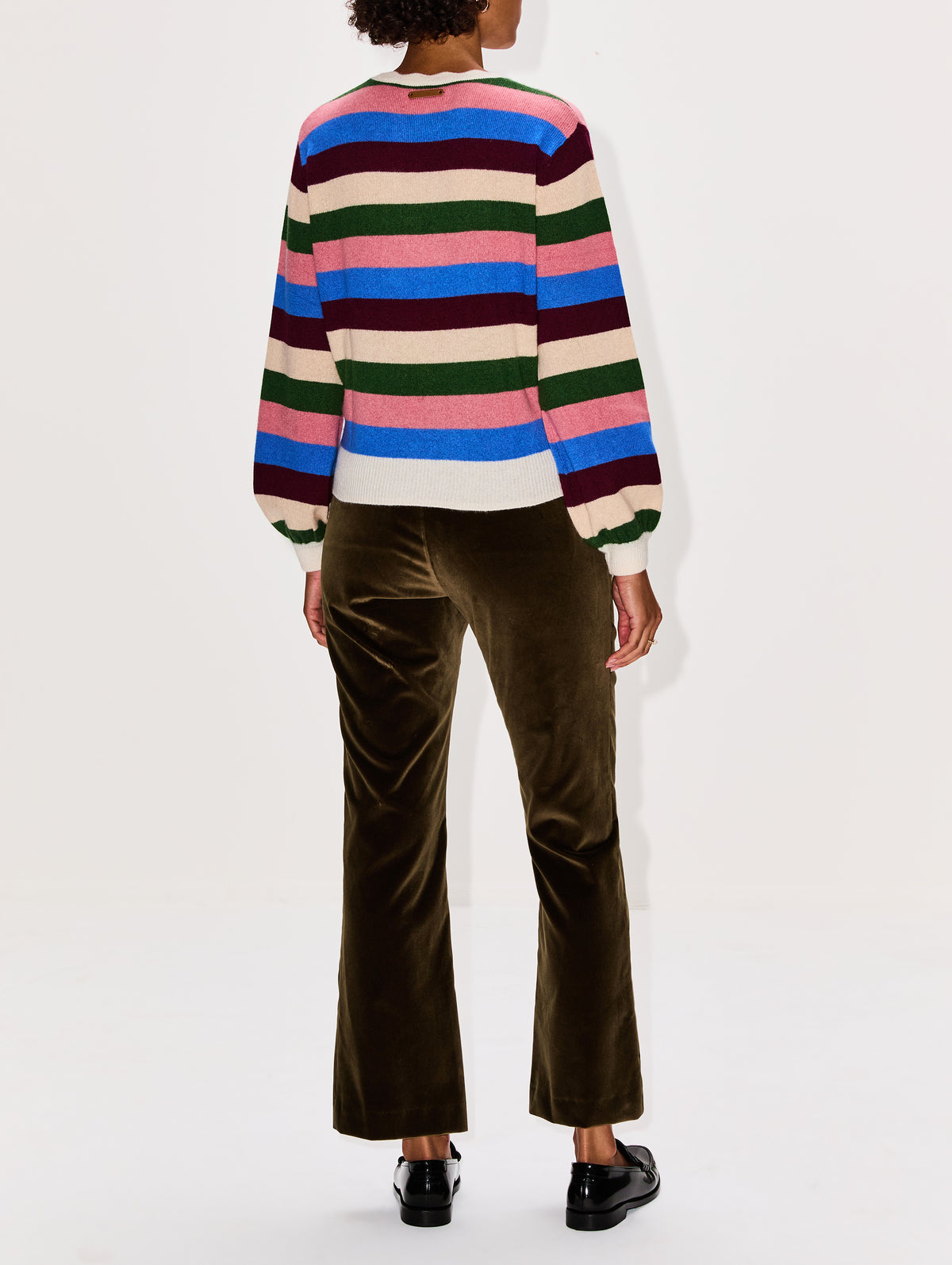 Ryann Sweater,BIRDS OF PARADIS BY TROVATA,STRIPE MULTI,Image 3