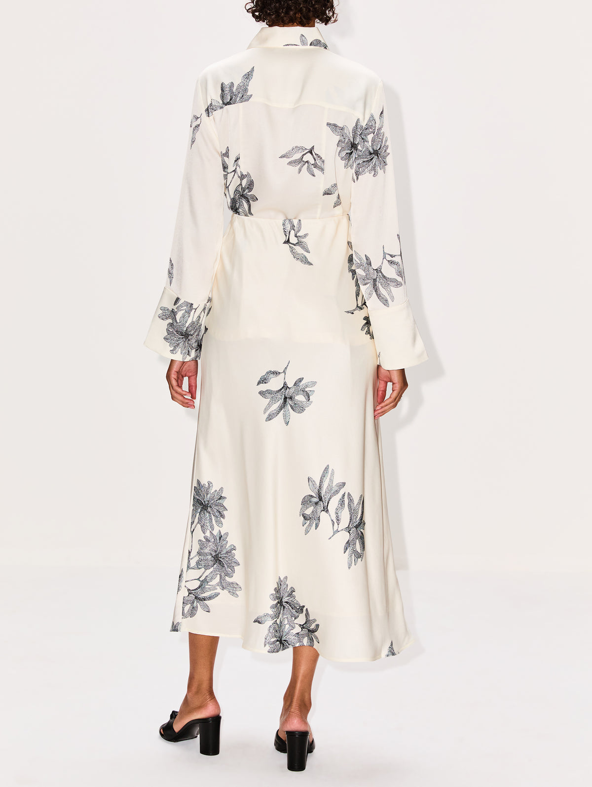 Rosiannas Satin Shirt,BY MALENE BIRGER,FLORAL PRINT,Image 3